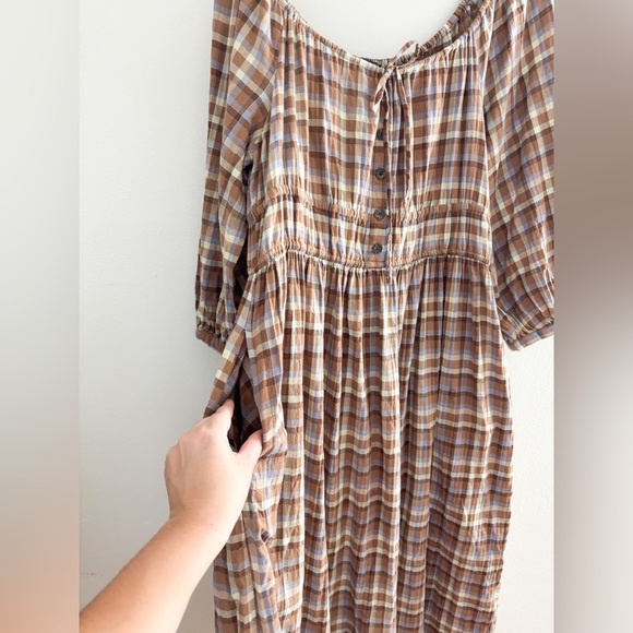 Madewell Sophia Gauze Midi Dress - Picture 7 of 8